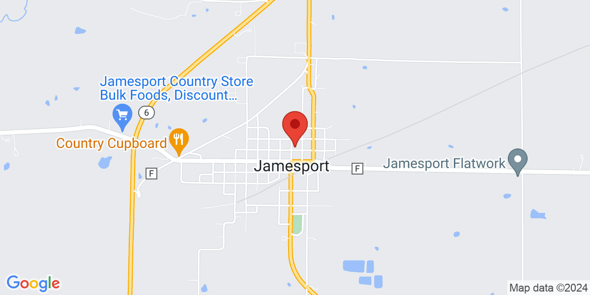 Map of Jamesport Branch